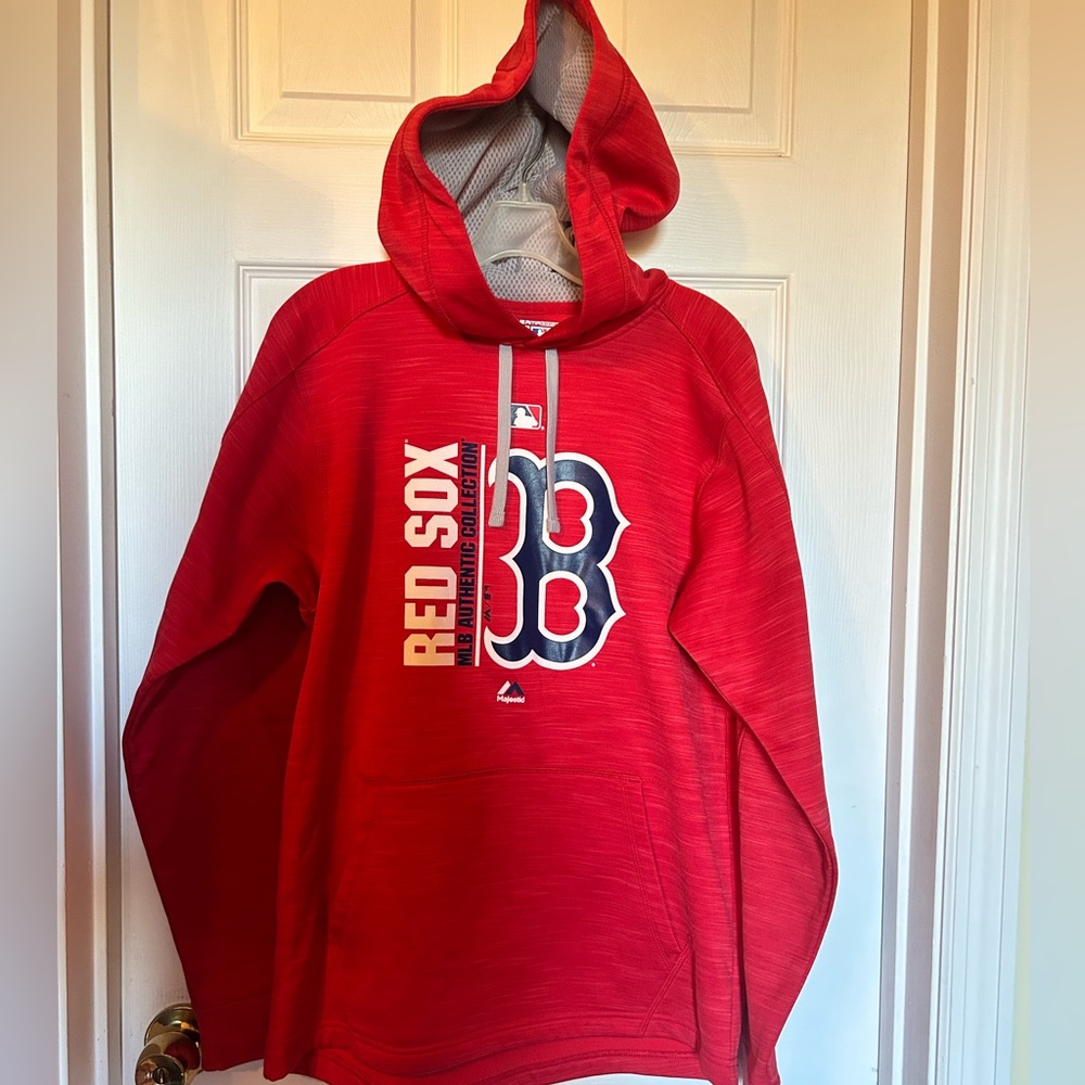 New Majestic Boston Red Socks Authentic MLB Unisex Hoodie Small
